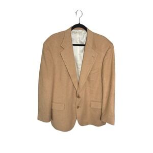 Polo University Club Ralph Lauren Camel Hair Sport Coat Blazer‎ Mens Beige
